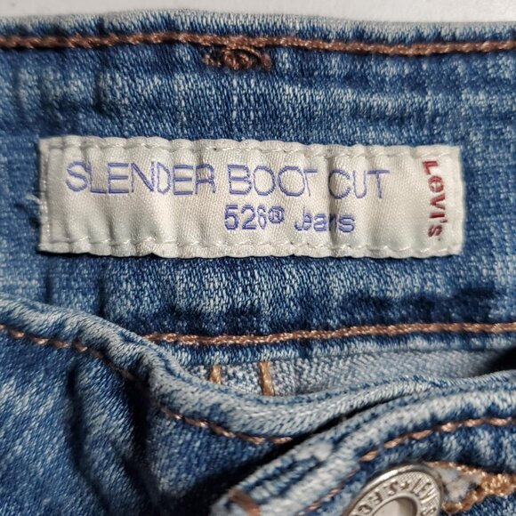 Levis Slender Boot Cut 526 Jeans Sz 12 Medium - Picture 4 of 16